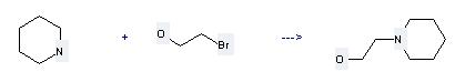 2-Bromoethanol can react with piperidine to get 2-piperidin-1-yl-ethanol.